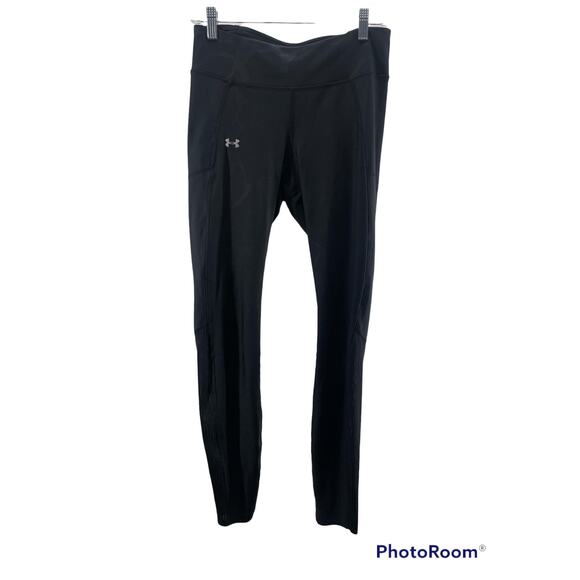 Under Armour Athletic Fitted Black Leggings Women's - Picture 1 of 6